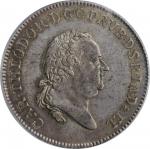 GERMANY. Bavaria. Konventionstaler (Taler), 1795. Mannheim Mint. Karl Theodor. PCGS MS-63 Gold Shiel
