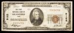 1929, $20 National Bank Note. VF