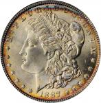 1887 Morgan Silver Dollar. MS-65 (ANACS). OH.