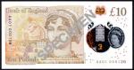 Bank of England, Victoria Cleland, £10 on polymer, ND (14 September 2017), serial number AA01 000136