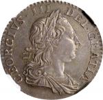 GREAT BRITAIN. Shilling, 1763. London Mint. George III. NGC AU-55.