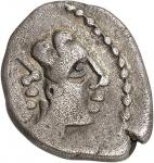 GAULE - CELTICArvernes. Drachme EPOMIIDVOS aux deux portraits et au lion ND (Ier siècle avant J.-C.)