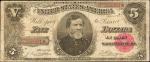 Fr. 363. 1891 $5 Treasury Note. Fine.