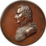 Undated (ca. 1880s?) American Academy of Arts and Sciences Benjamin Count Rumford Medal. Bronzed Cop