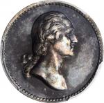 1799 (ca. 1862) Presidential Medalet. Paquet AP Obverse, Second Wreath Reverse. Silver. 19 mm. Musan
