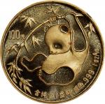 1985年100元。熊猫系列。(t) CHINA. Gold 100 Yuan, 1985. Panda Series. NGC MS-68.