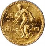 POLAND. DANZIG. 25 Gulden, 1930-(W). Berlin Mint. ICG MS-65.