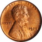 1928-D Lincoln Cent. MS-64 RD (NGC). CAC. OH.