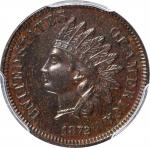 1872 Indian Cent. Bold N. AU-55 (PCGS).