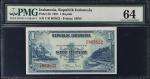 INDONESIA. Lot of (5). Mixed Banks. 1, 100, 1000, 5000 & 10,000 Rupiah, 1951-64. P-38, 64, 69, 71b &