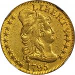 1795 Capped Bust Right Half Eagle. Small Eagle. BD-4. Rarity-5. EF Details--Mount Removed (NGC).