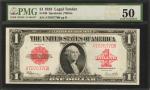 Fr. 40. 1923 $1 Legal Tender Note. PMG About Uncirculated 50.
