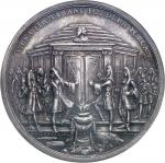 PAYS-BAS Guillaume III d’Orange-Nassau, stathouder (1672-1702). Médaille, la Paix de Ryswick par Aro