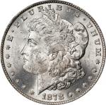 1878 Morgan Silver Dollar. 7/8 Tailfeathers. Weak. MS-62 (PCGS).