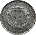 COSTA RICA. Costa Rica - Costa Rica. Colon, 1923. San Jose Mint. NGC AU-58.