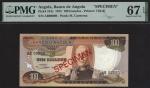 Banco de Angola, specimen 100 Escudos, 24th November 1972, serial number AB 00000, (Pick 101s, BNB 4
