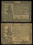 Virginia, Pair of May 5, 1777 Treasury of Virginia Notes. VA-112, One Sixth of a Spanish Milled Doll