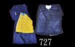 清朝团龙纹行服马挂一套三件Qing Dynasty, set of 3pcs Mandarin jacket & gown.