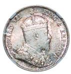 Hong Kong, Silver 10cents, 1904 NGC AU53