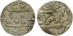 India - Princely States. DHOLPUR: AR rupee (11.23g), Gohad, AH1181 year 9, Cr-4, in the name of Shah
