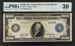Fr. 1133-A. 1918 $1000 Federal Reserve Note. Boston. PMG Very Fine 30.