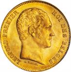 BELGIUM. 25 Francs, 1848. Leopold I. PCGS MS-62.
