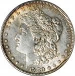1880 Morgan Silver Dollar. VAM-6. Top 100 Variety. 8/7. Spikes Overdate. AU-55 (ANACS). OH.