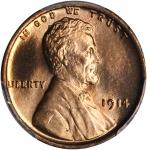 1914 Lincoln Cent. MS-66+ RD (PCGS).