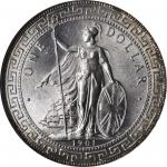 1901-B年英国贸易银元站洋一圆银币孟买铸币厂 GREAT BRITAIN. Trade Dollar, 1901-B. Bombay Mint. Edward VII. NGC MS-65.