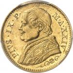 ITALIE Vatican, Pie IX (1846-1878). 10 lire An XXIV - 1869, R, Rome.