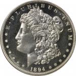 1894 Morgan Silver Dollar. Proof-67 Cameo (NGC).
