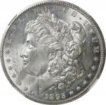 1893-CC Morgan Silver Dollar. MS-62 (NGC).