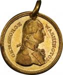 Circa 1883 Washington / Holy Bible medalet by William H. Key. Musante GW-986, Baker-301J. Copper, Gi