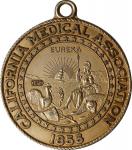1870 California Medical Association Award Medal. Gold. Mint State.