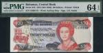 Central Bank of the Bahamas, $20, ND (1984), serial number G930116, black, red and brown, portrait Q