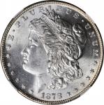 1878-S Morgan Silver Dollar. VAM-19A. Hit List 40. Torn Bonnet. MS-62 (NGC).