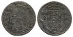 Coins, Swedish possessions, Reval. Karl XI, 2 rundstuck (öre) 1665