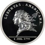 1781 (2014) Libertas Americana Medal. Modern Paris Mint Dies. Silver. Proof-70 Ultra Cameo (NGC).
