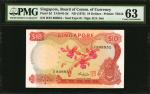 1973年新加坡货币发行局拾圆。SINGAPORE. Board of Commissioners of Currency. 10 Dollars, ND (1973). P-3d. PMG Choi