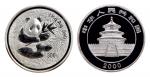 2000年中国人民银行发行熊猫纪念银币