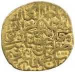 SAFAVID: Tahmasp I, 1524-1576, AV mithqal (4.62g), Tabriz, AH930, A-2590, date on the reverse, VF, R