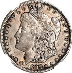 1897-O Morgan Silver Dollar. AU-58 (NGC).