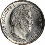 FRANCE. 1/4 Franc, 1833-A. Paris Mint. Louis Philippe I. PCGS MS-66 Gold Shield.