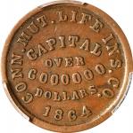 Ohio--Cincinnati. 1864 Crosby W. Ellis, Connecticut Mutual Life Insurance Co. Fuld-165AM-1a. Rarity-