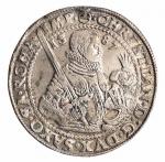 1587年德国沙克逊TaLer纪念银币一枚