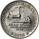 1936 Wisconsin Territorial Centennial. MS-66 (PCGS). CAC.