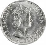 MALAYA AND BRITISH BORNEO. 50 Cents, 1957-KN. Kings Norton Mint. PCGS SPECIMEN-65 Gold Shield.