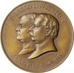 1909 William H. Taft Official Inaugural Medal. Bronze. 50.9 mm. Dusterberg-OIM 4B51, MacNei- WHT 190