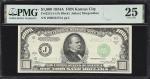 Fr. 2212-J. 1934A $1000 Federal Reserve Note. Kansas City. PMG Very Fine 25.