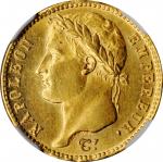 FRANCE. 20 Francs, 1810-A. Paris Mint. Napoleon I. NGC MS-62.